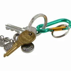 Baumgartens 2" Carabiner Key Ring - Aluminum - 1 Each - Assorted