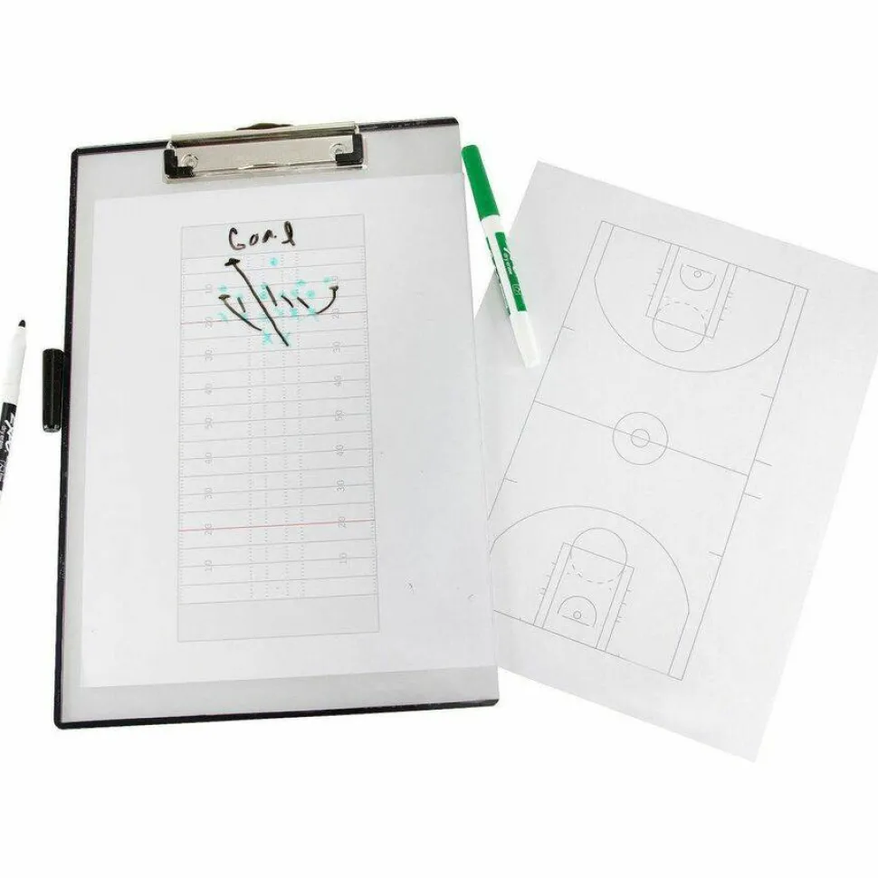 Baumgartens Double-Panel See-Thru Clipboard, 8 1/2" x 11", Clear