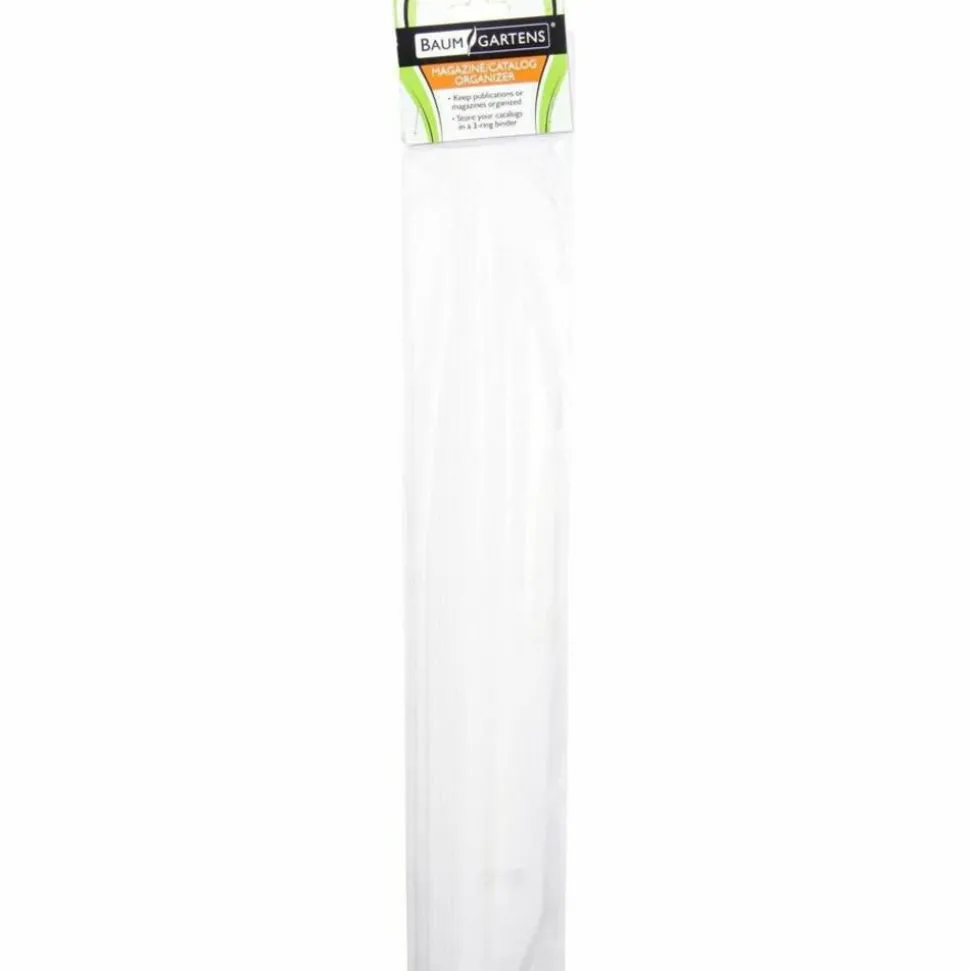 Baumgartens Magazine/Catalog Organizers, 9 1/2" x 11 1/2", Clear, Pack Of 12