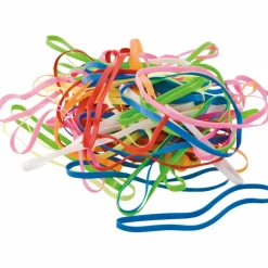 Baumgartens Plastibands, 2 1/4", Assorted Colors, Pack Of 200