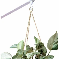Baumgartens Suspended Ceiling Hooks, White, Pack Of 2