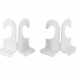 Baumgartens Suspended Ceiling Hooks, White, Pack Of 2
