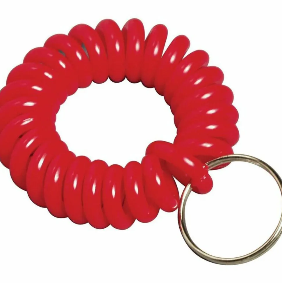 Baumgartens Wrist Coil Key Chain, Assorted Colors