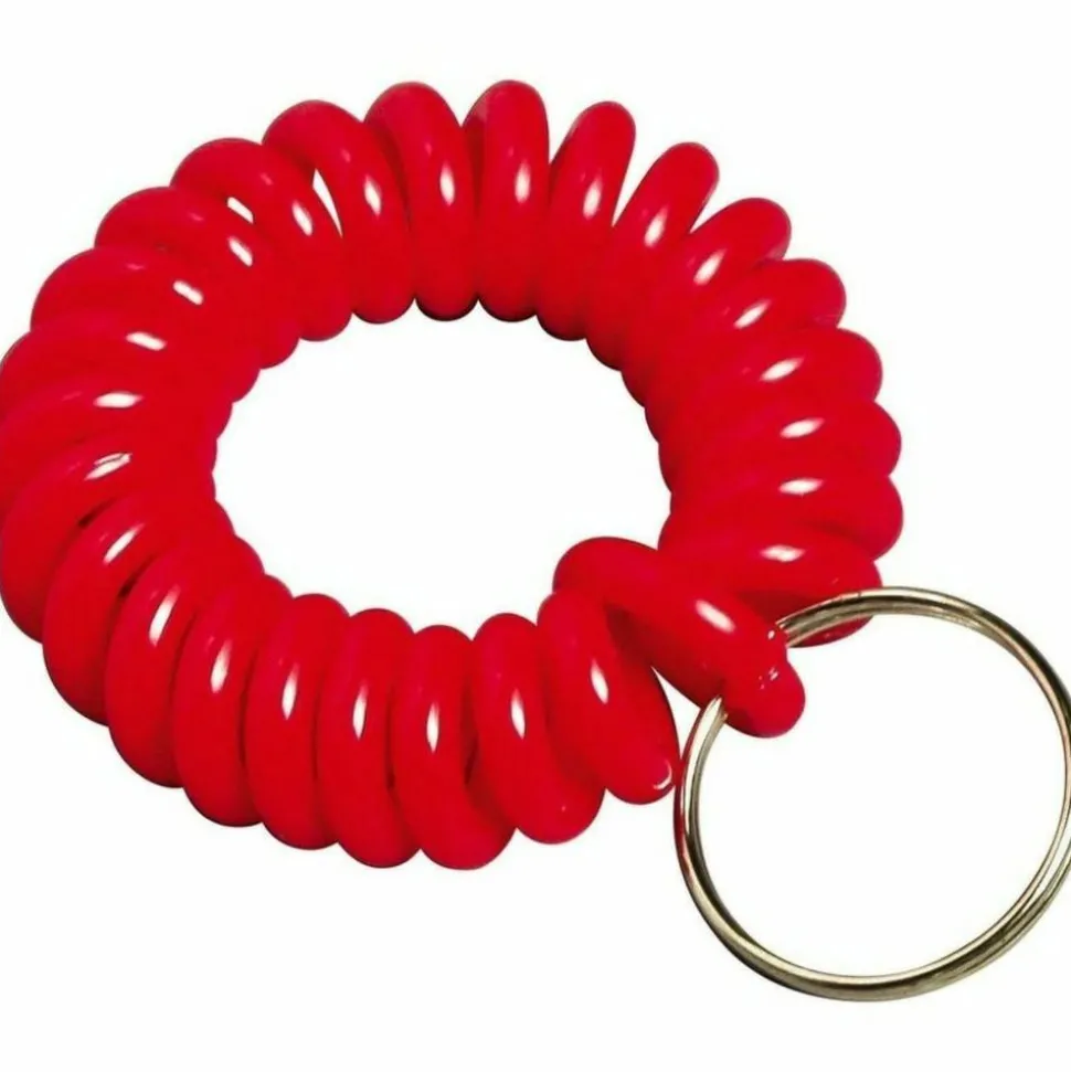 Baumgartens Wrist Coil Key Chain, Assorted Colors