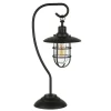 Bay 22" Tall Nautical Table Lamp with Glass/Metal Shade in Blackened Bronze/Clear