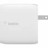 Belkin BoostCharge Dual USB-A Wall Charger 24W (USB-A to USB-C cable included) - Power Adapter