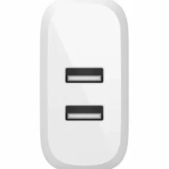 Belkin BoostCharge Dual USB-A Wall Charger 24W (USB-A to USB-C cable included) - Power Adapter