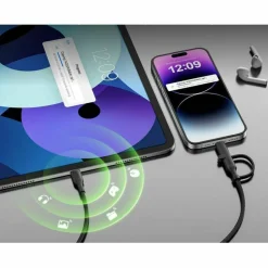 Belkin BoostCharge Pro 2-in-1 Cable with USB-C and Lightning Connector