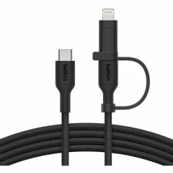 Belkin BoostCharge Pro 2-in-1 Cable with USB-C and Lightning Connector