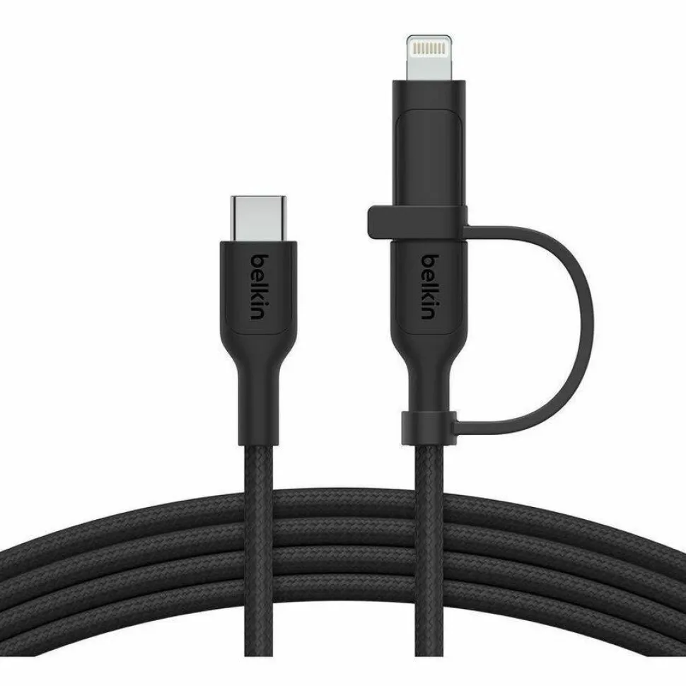 Belkin BoostCharge Pro 2-in-1 Cable with USB-C and Lightning Connector