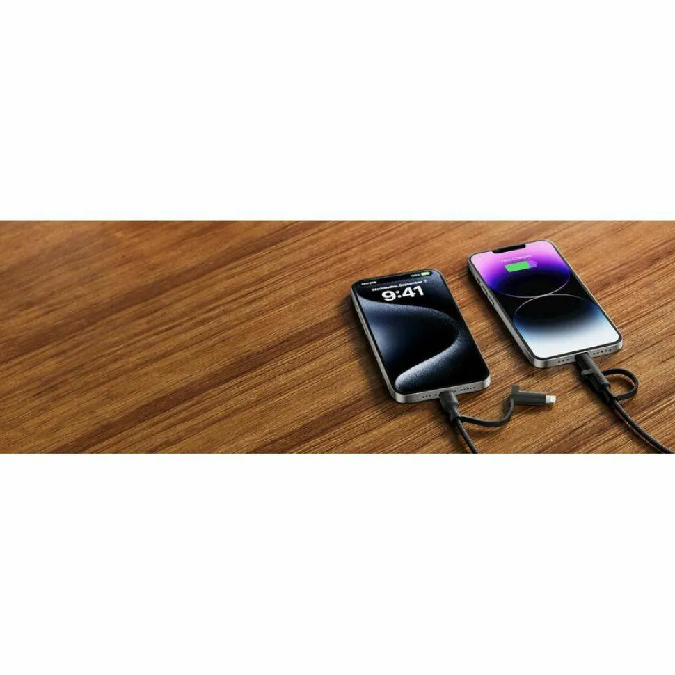 Belkin BoostCharge Pro 2-in-1 Cable with USB-C and Lightning Connector