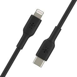 Belkin BoostCharge USB-C to Lightning Cable (1 meter / 3.3 foot, Black)