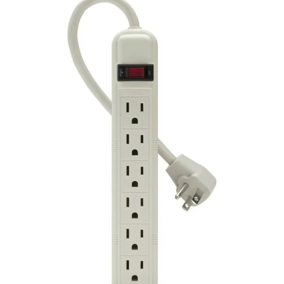 Belkin 6 Outlet Power Strip - 5 foot cord - White