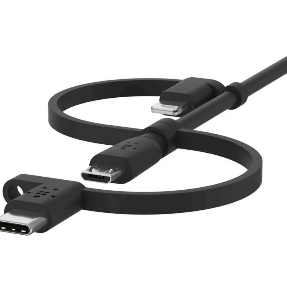 Belkin Universal Cable 15W (USB-A cable with USB-C, Micro-USB and Lightning connectors)