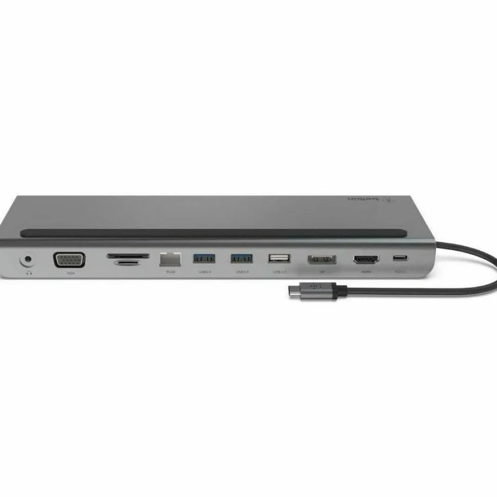 Belkin Univsersal USB-C 11-in-1 Multiport Dock - Laptop Docking station - USB-C - VGA, HDMI, DP - GigE