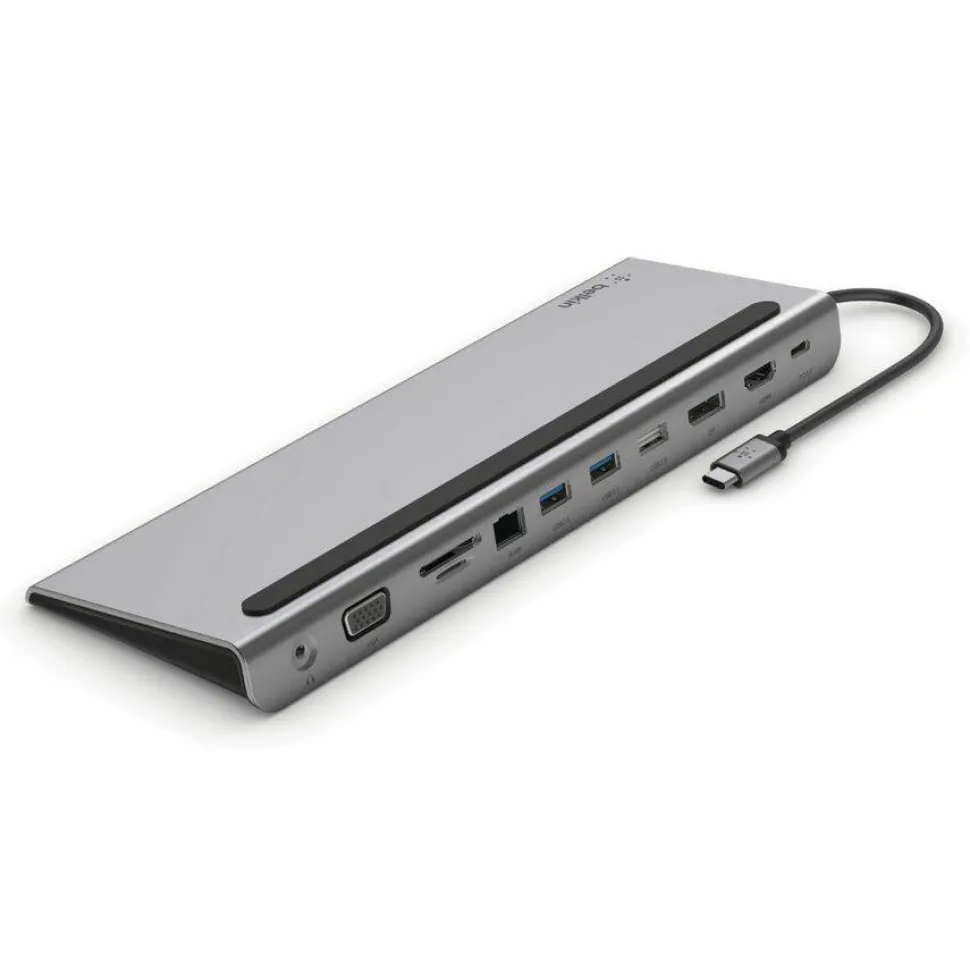 Belkin Univsersal USB-C 11-in-1 Multiport Dock - Laptop Docking station - USB-C - VGA, HDMI, DP - GigE
