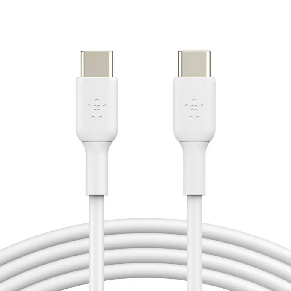 Belkin USB-C to USB-C Cable (2m / 6.6ft, White)