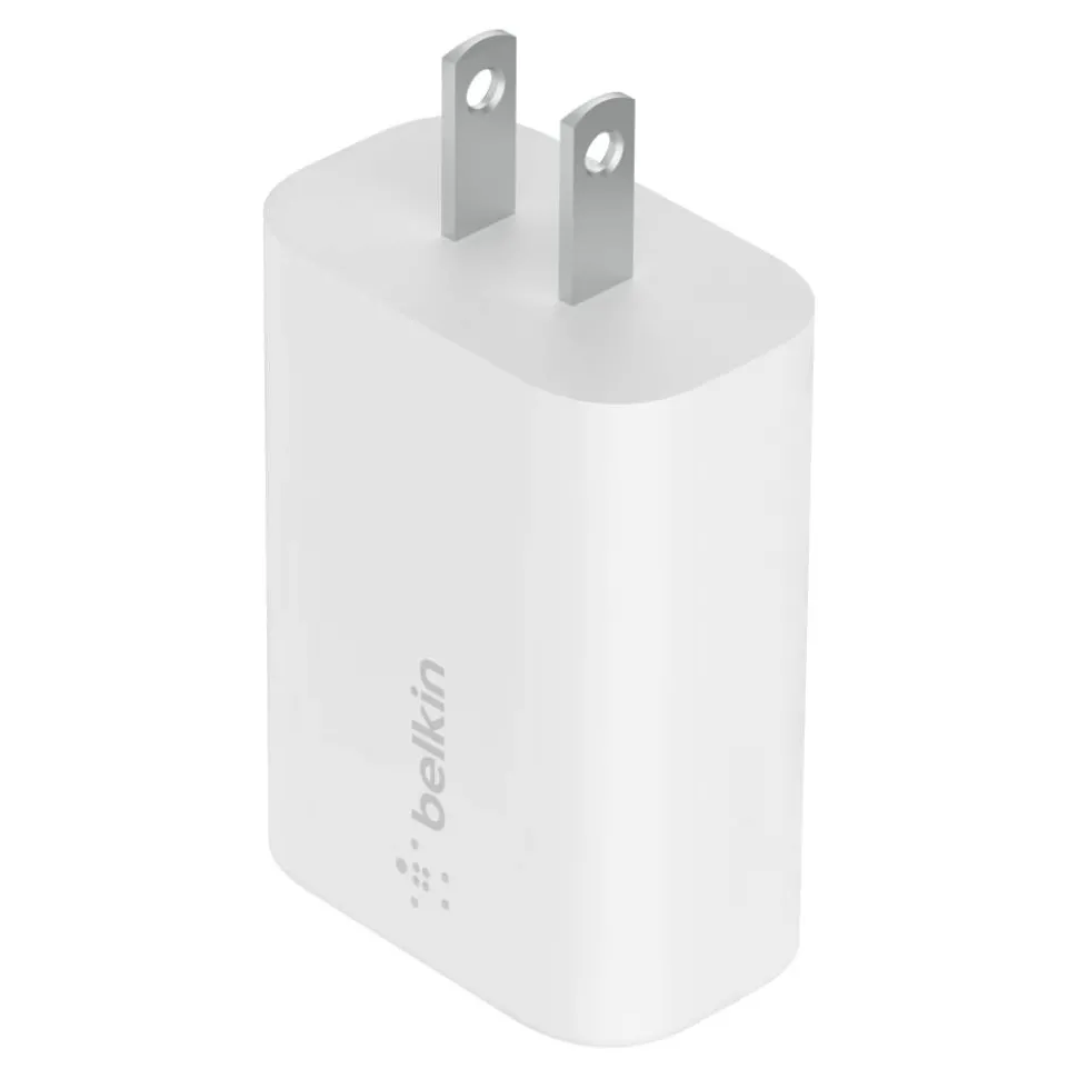 Belkin 25-Watt USB-C Wall Charger With PPS, White