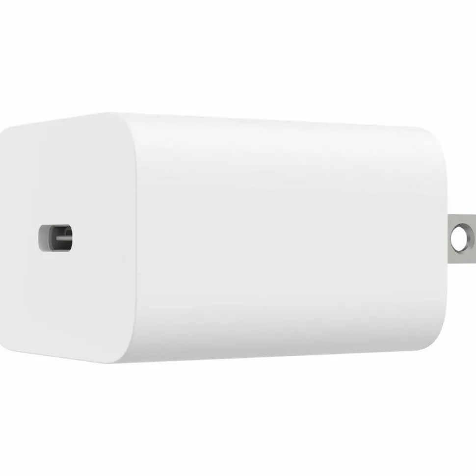 Belkin 20W Portable USB-C Wall Charger - 1xUSB-C (20W) - Fast Charge - Power Adapter - White