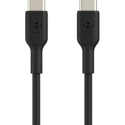 Belkin 60W USB-C to USB-C Cable - 480 Mbps - PVC - M/M - 1m/3.3ft - Black