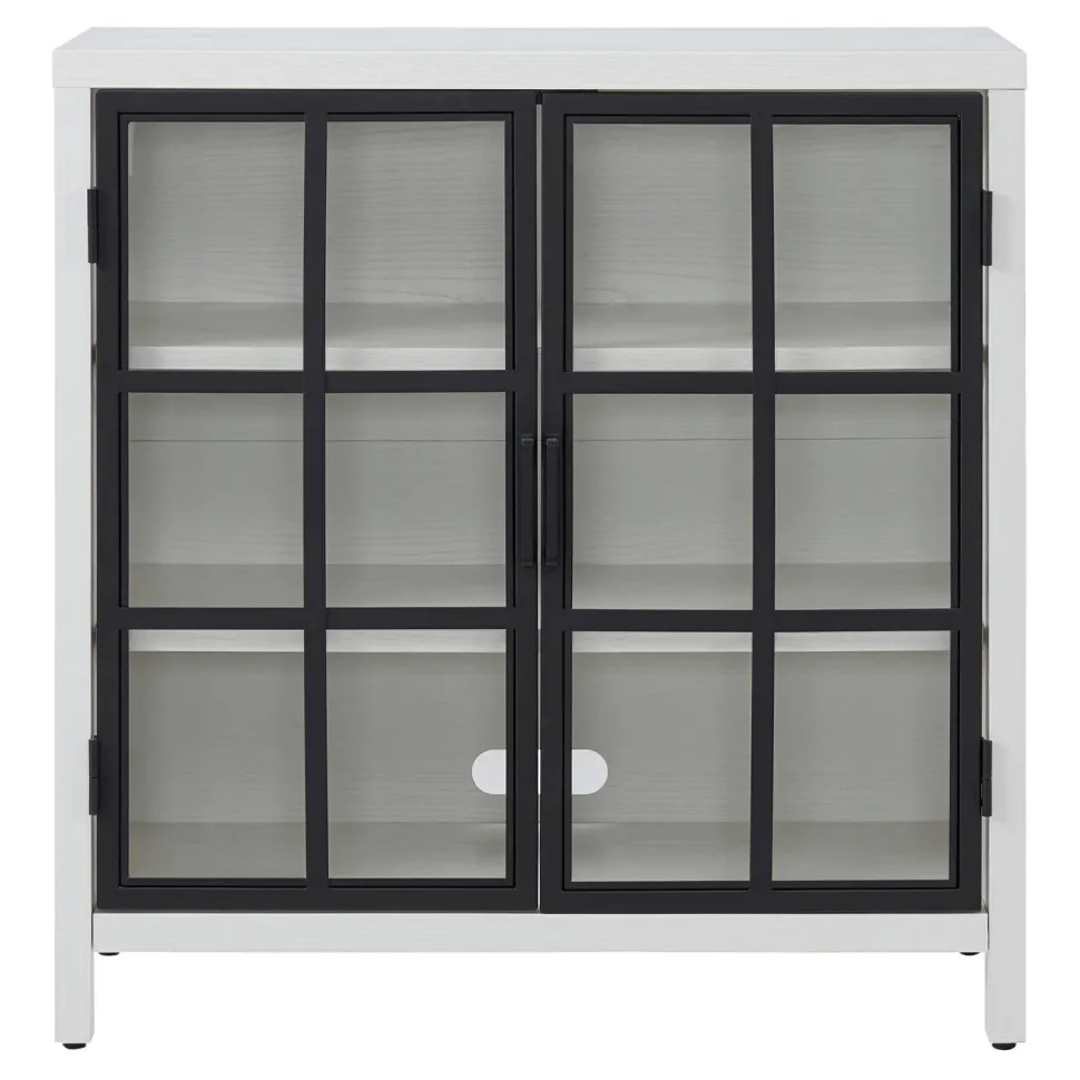 Bennett 32" Wide Rectangular Accent Cabinet in White