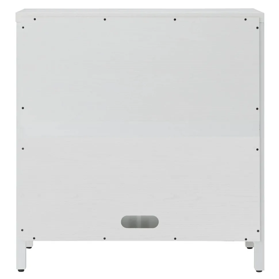 Bennett 32" Wide Rectangular Accent Cabinet in White