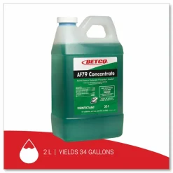 Betco AF79 Fastdraw Acid-Free Disinfectant Restroom Cleaner Concentrate Disinfectant, 67.6 Oz Bottle, Case Of 4