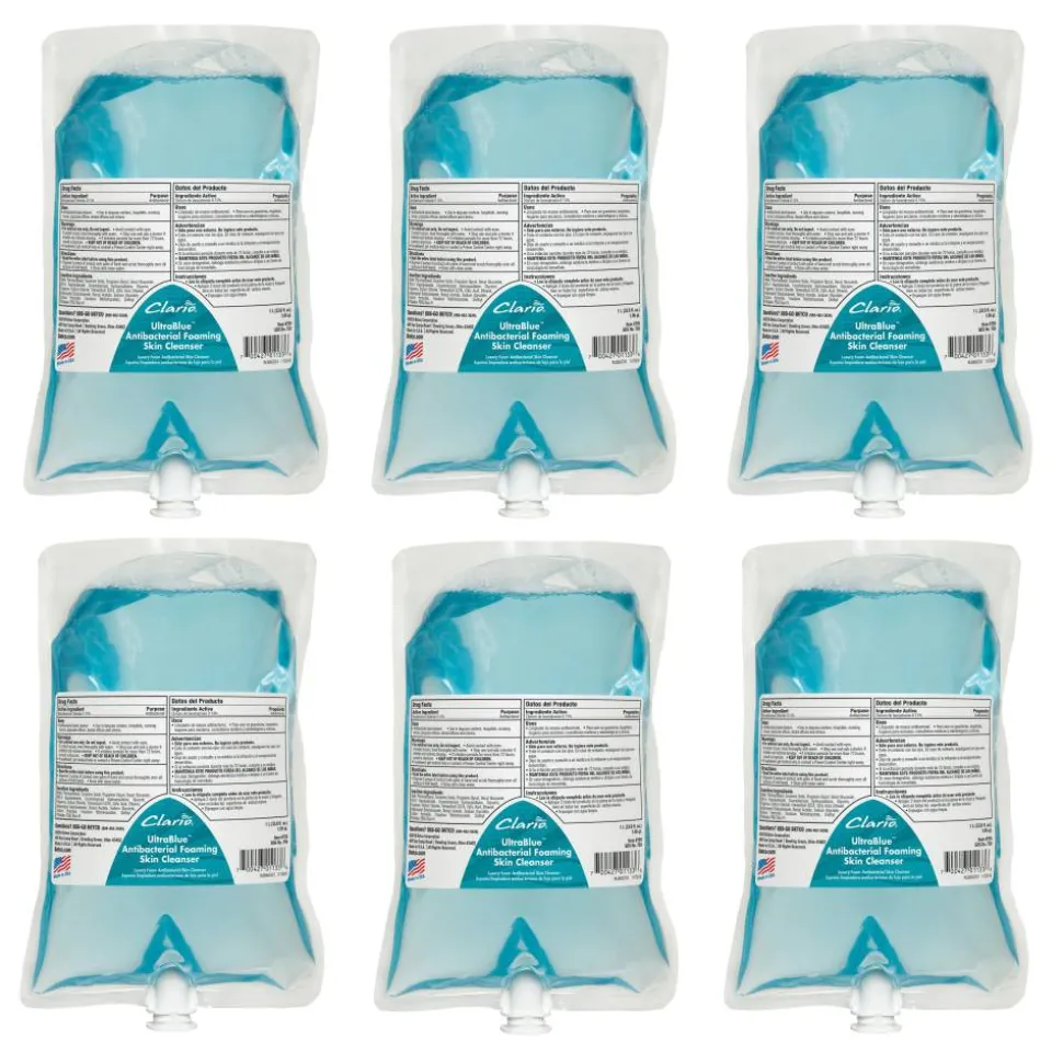 Betco Clario Ultra Blue Antibacterial Skin Cleanser Refills