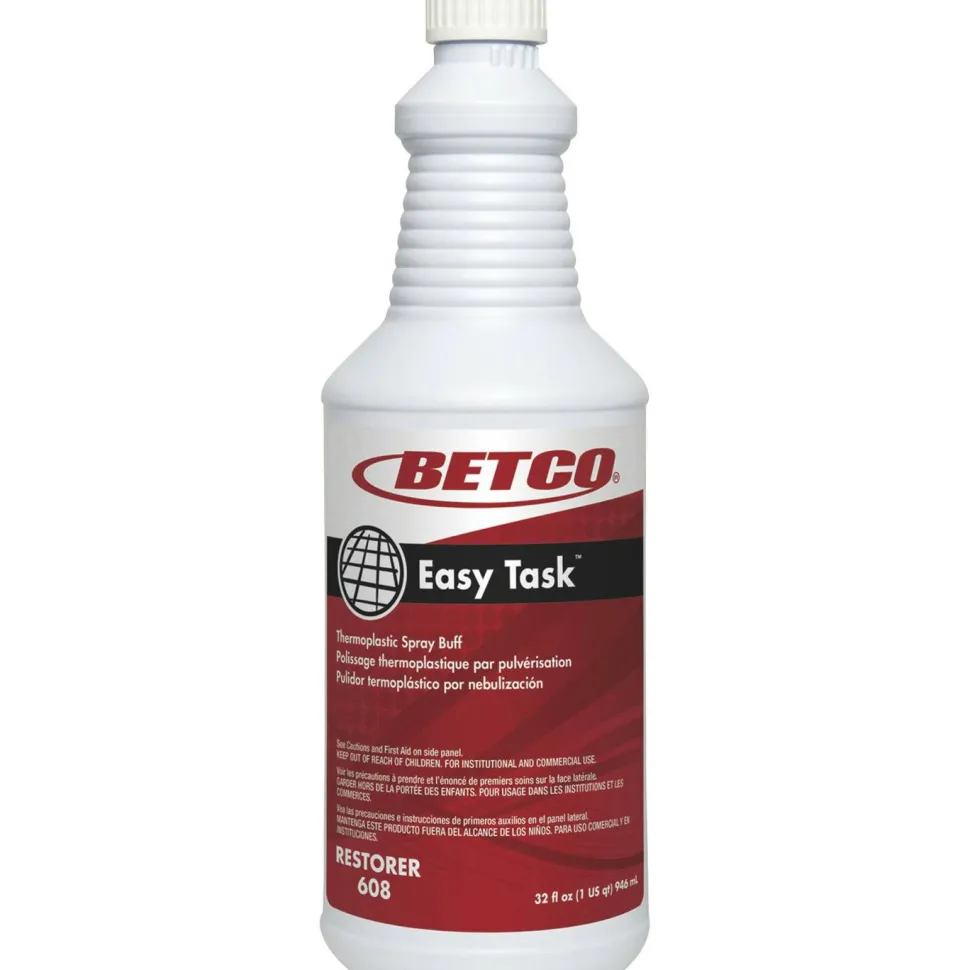 Betco Easy Task Floor Finish, 32 oz Bottle, 12/Carton