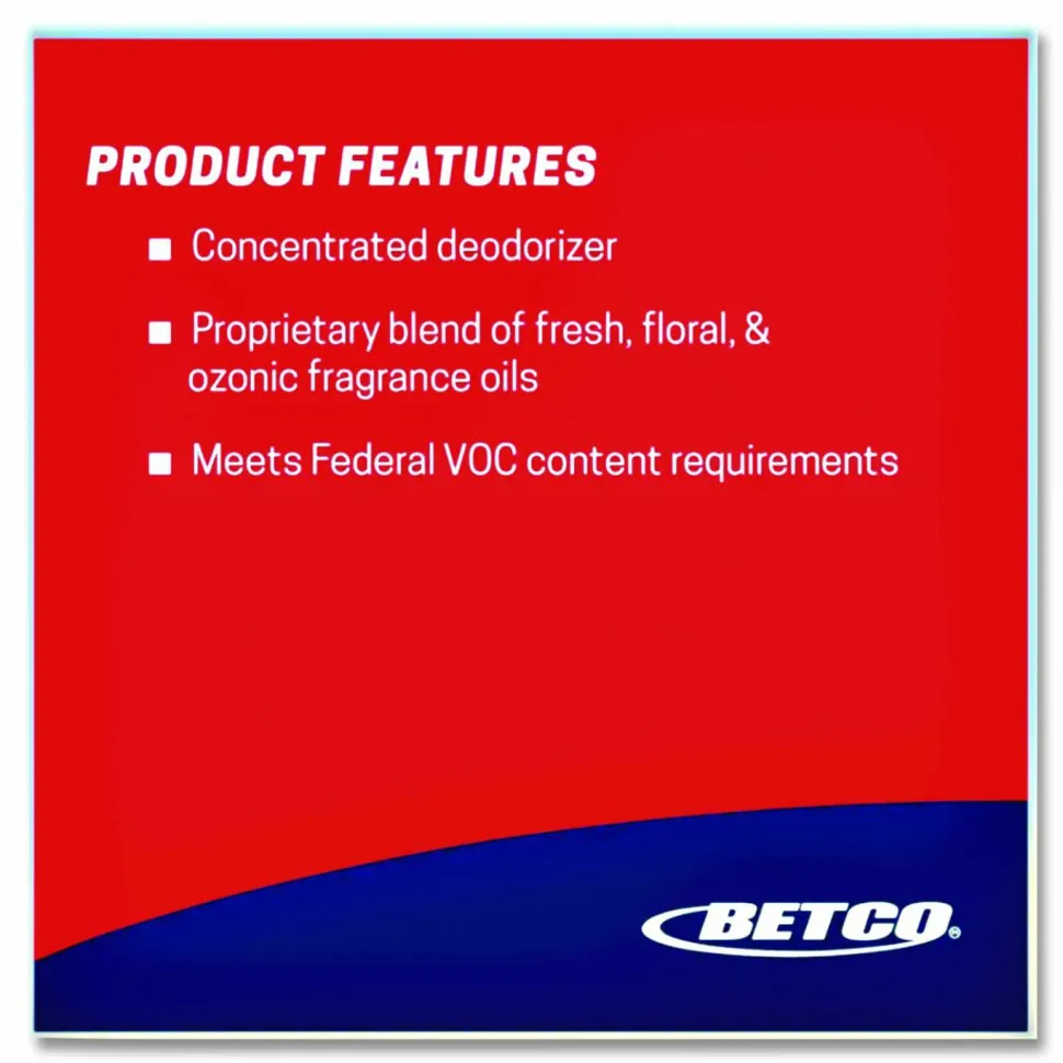 Betco FastDraw 19 Green Earth Glass Cleaner, 2 L Bottle, 4/Carton
