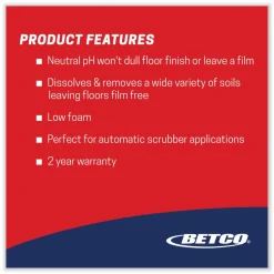 Betco FastDraw 1 pH7 Ultra Floor Cleaner