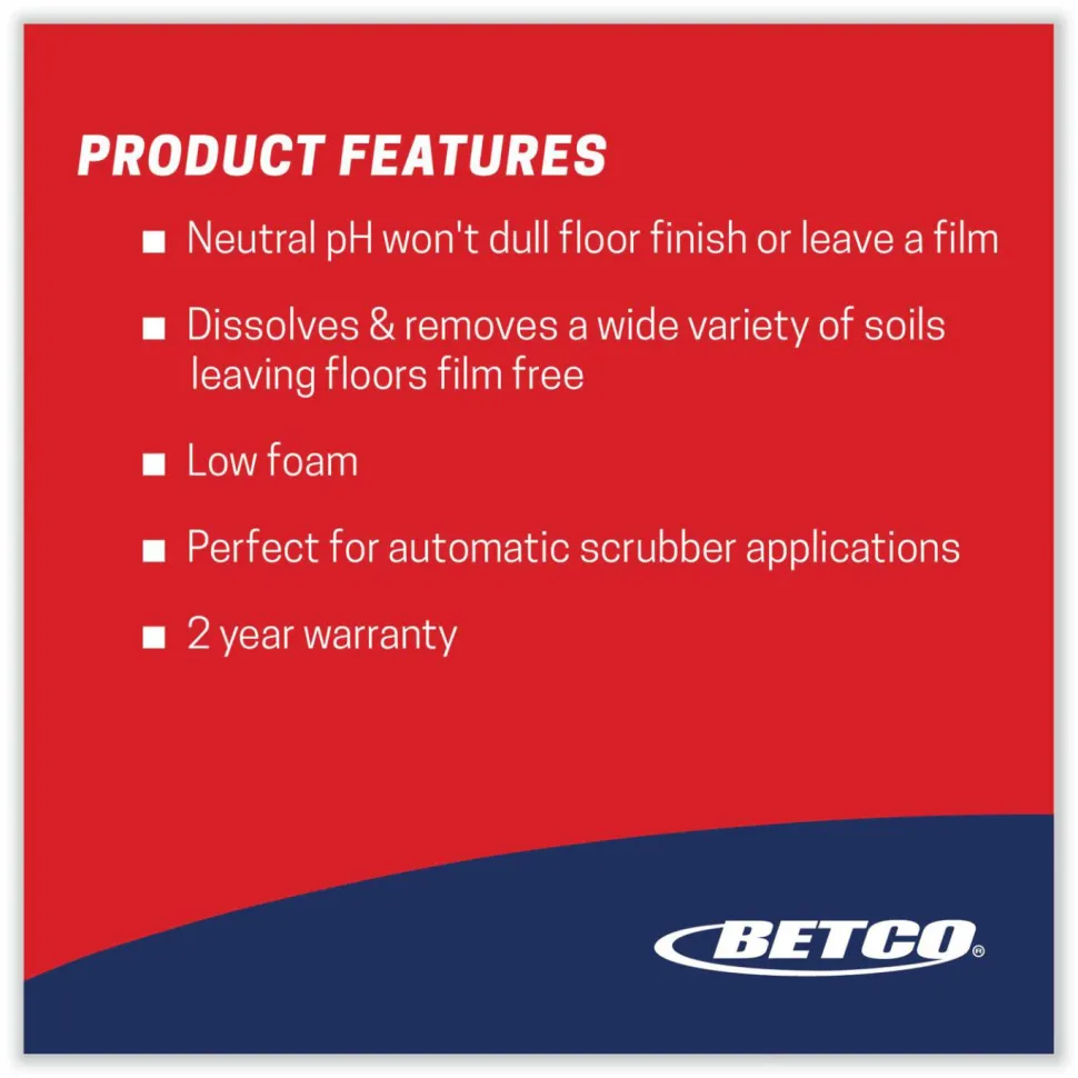 Betco FastDraw 1 pH7 Ultra Floor Cleaner