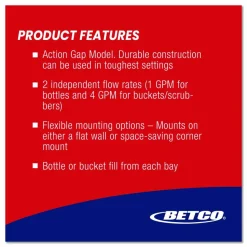 Betco FASTDRAW PRO, Four Bays for Cleaners
