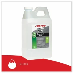 Betco Green Earth Push Drain Maintainer, Floor Cleaner And Carpet Spotter, 67.6 Oz Bottle, Case Of 4