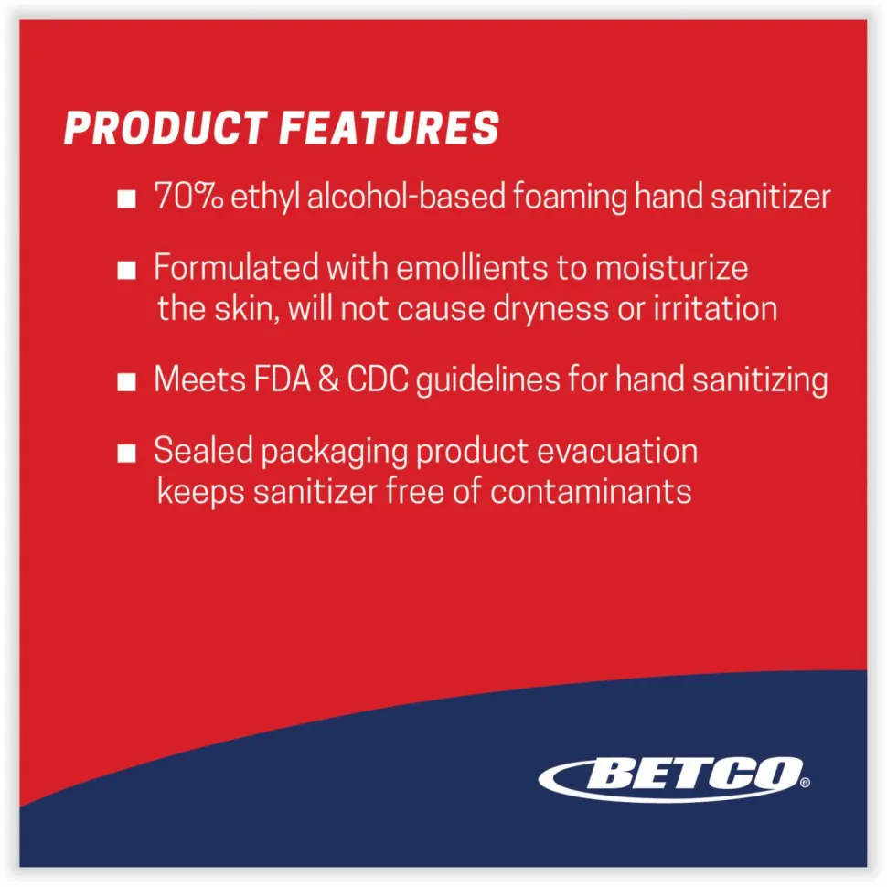 Betco Hand Sanitizer Foam Refill