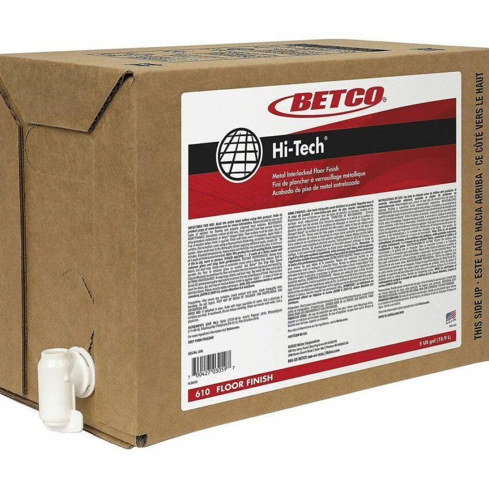 Betco Hi-Tech Metal Interlocked Floor Finish