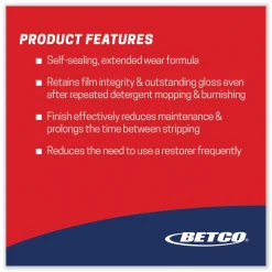 Betco Hybrid Floor Finish, 5 gal Bag-in-Box