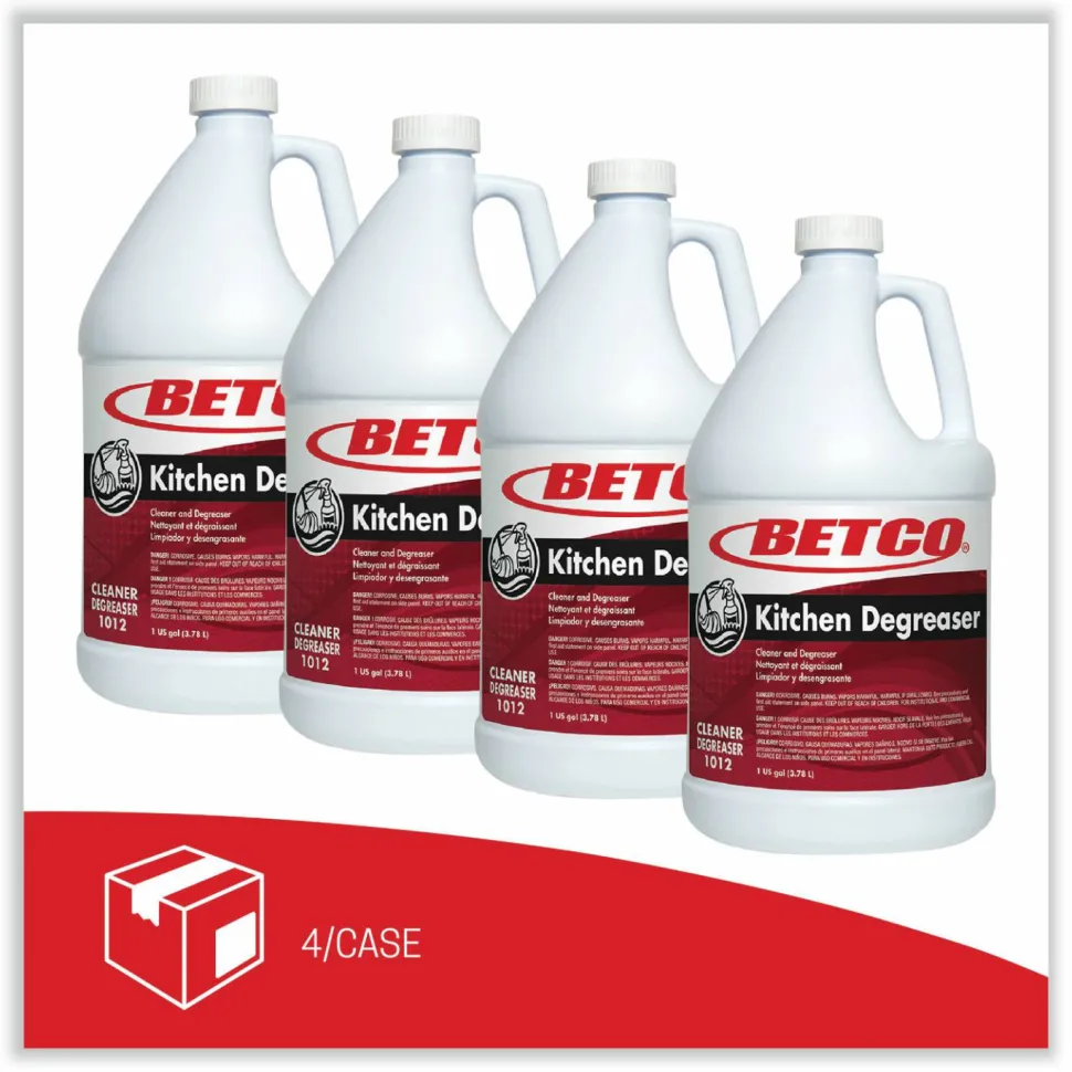 Betco Kitchen Degreaser, 1 gal Bottle, 4/Carton