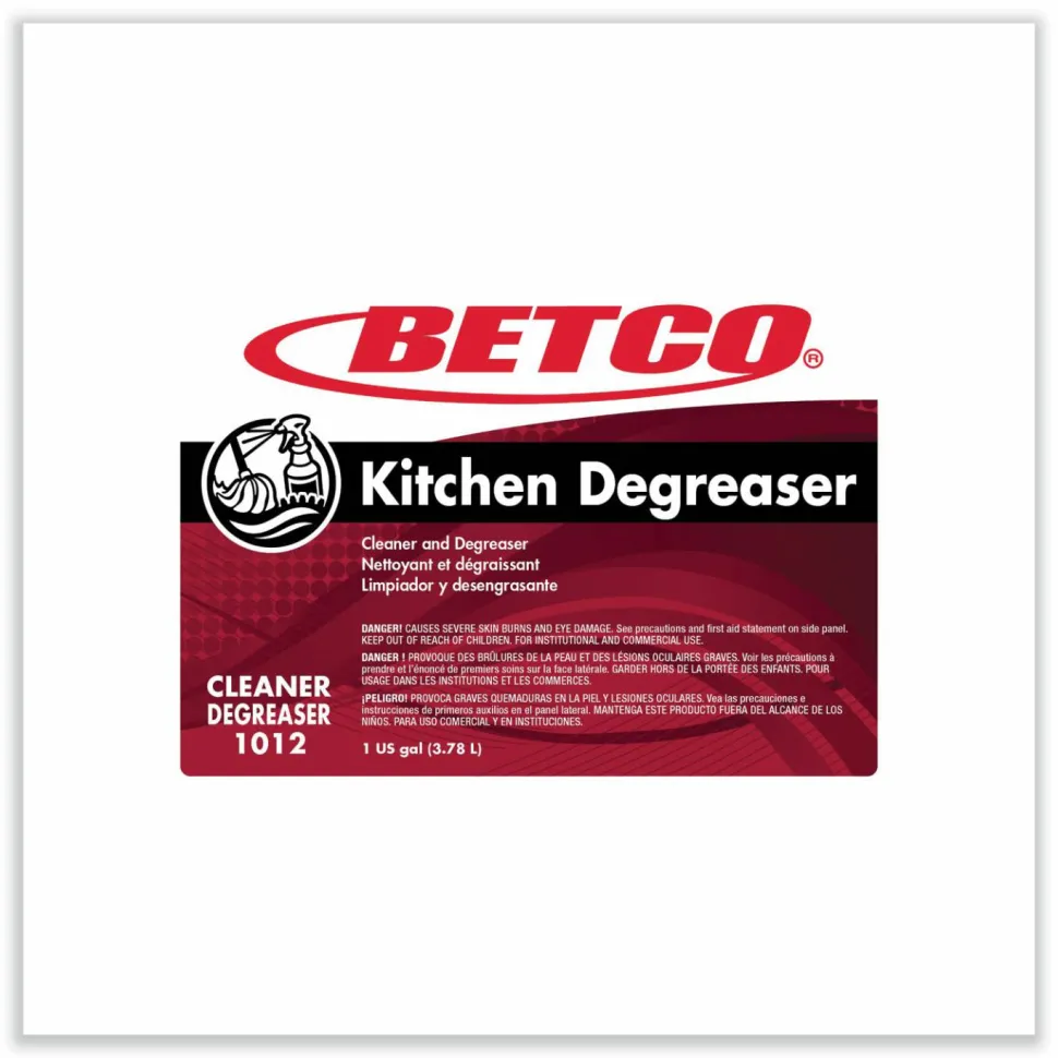 Betco Kitchen Degreaser, 1 gal Bottle, 4/Carton