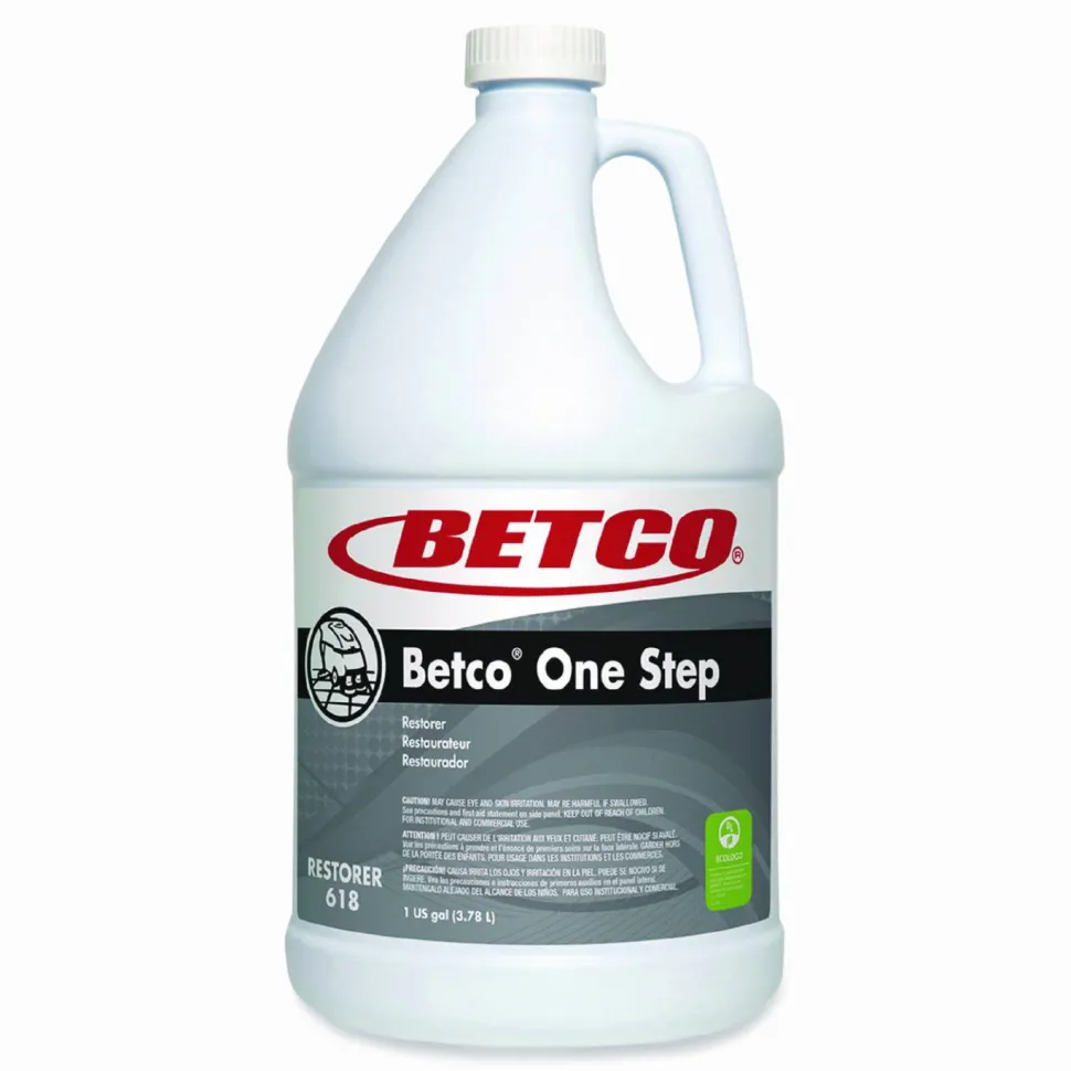 Betco One Step Restorer, Citrus Scent, 128 Oz Bottle, Case Of 4 Restorers