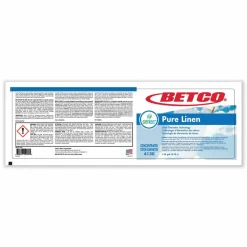 Betco SenTec Pure Linen Concentrate Odor Eliminator, Pure Linen, 2 L Bottle, 2/Carton
