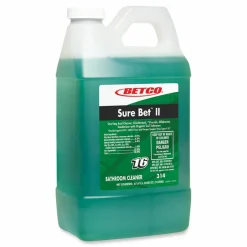 Betco Sure Bet II Foaming FastDraw Disinfectant, Citrus Scent, 67.6 oz Bottle, 4/Carton