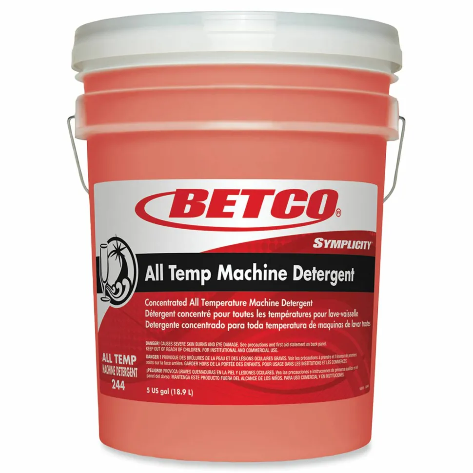 Betco Symplicity All Temp Machine Detergent, 5 gal Pail