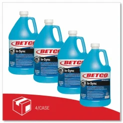 Betco Symplicity In-Sync Premium Hand Dishwashing Detergent, Fresh Ozonic Scent, 1 gal Bottle, 4/Carton