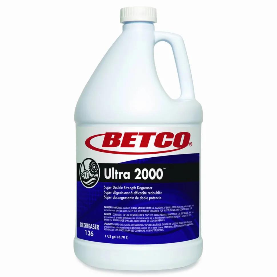 Betco Ultra 2000 Degreaser, 1 gal Bottle, 4/Carton