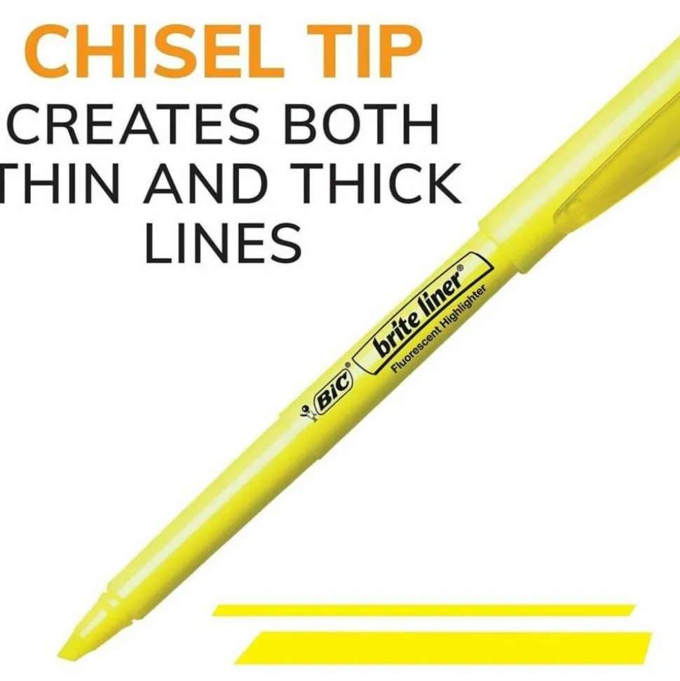 BIC Brite Liner Highlighter, Assorted