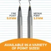 BIC Round Stic Xtra Life Ballpoint Pens, Medium Point, 1.0 mm, Translucent Barrel, Black Ink, Box Of 240 Pens