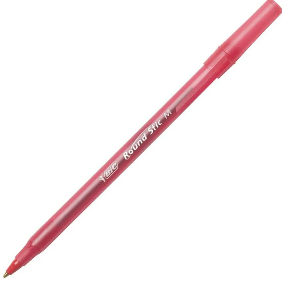 BIC Round Stic Xtra Life Ball Point Pen, Assorted