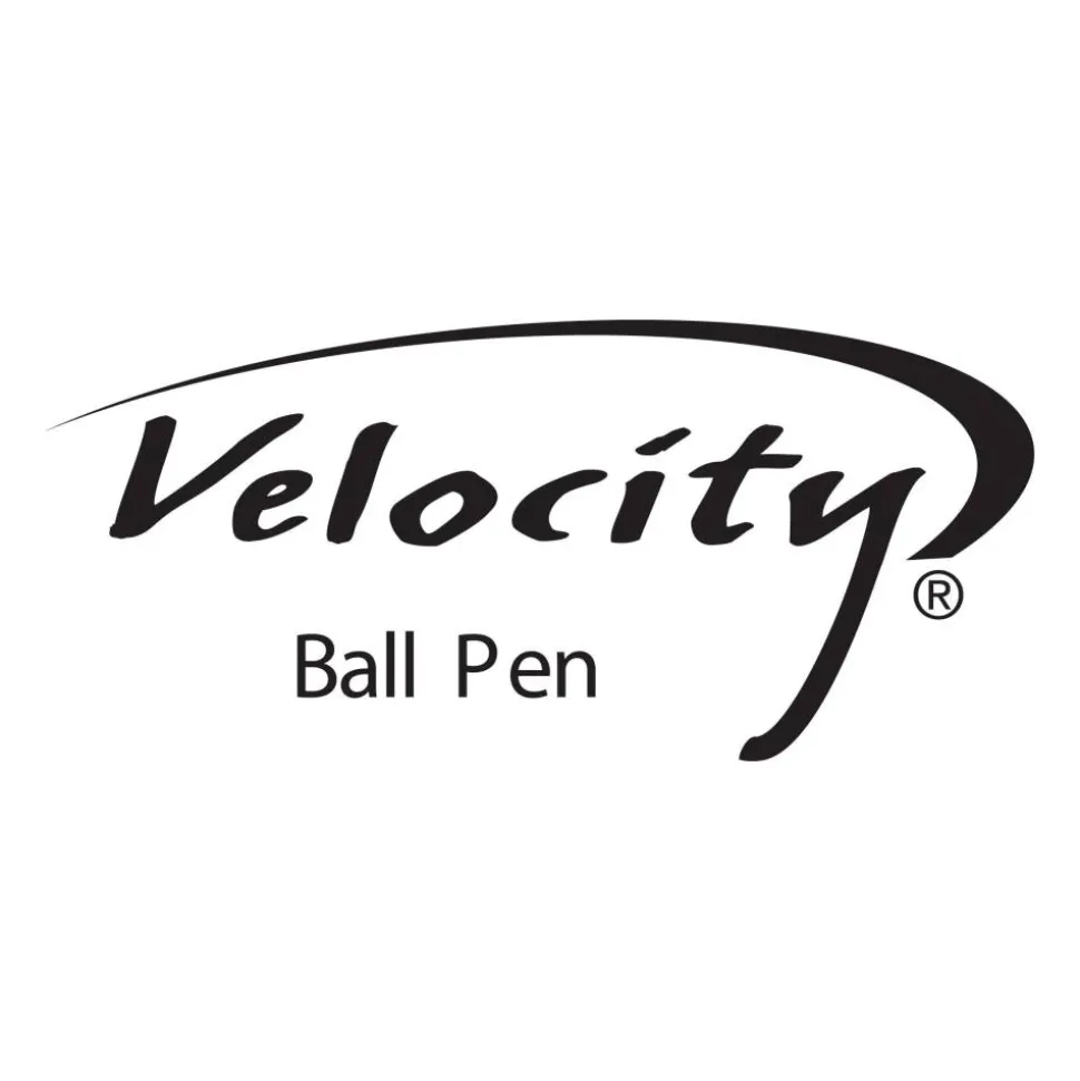 BIC Velocity Retractable Ballpoint Pens, Medium Point, 1.0 mm, Assorted Barrels, Black Ink, Pack Of 12