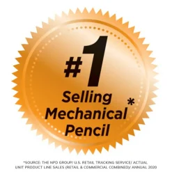BIC Xtra Life Mechanical Pencils, 0.7 mm, #2 Lead, Clear Barrel, Pack Of 40 Pencils